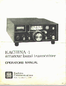 Kachina manual cover