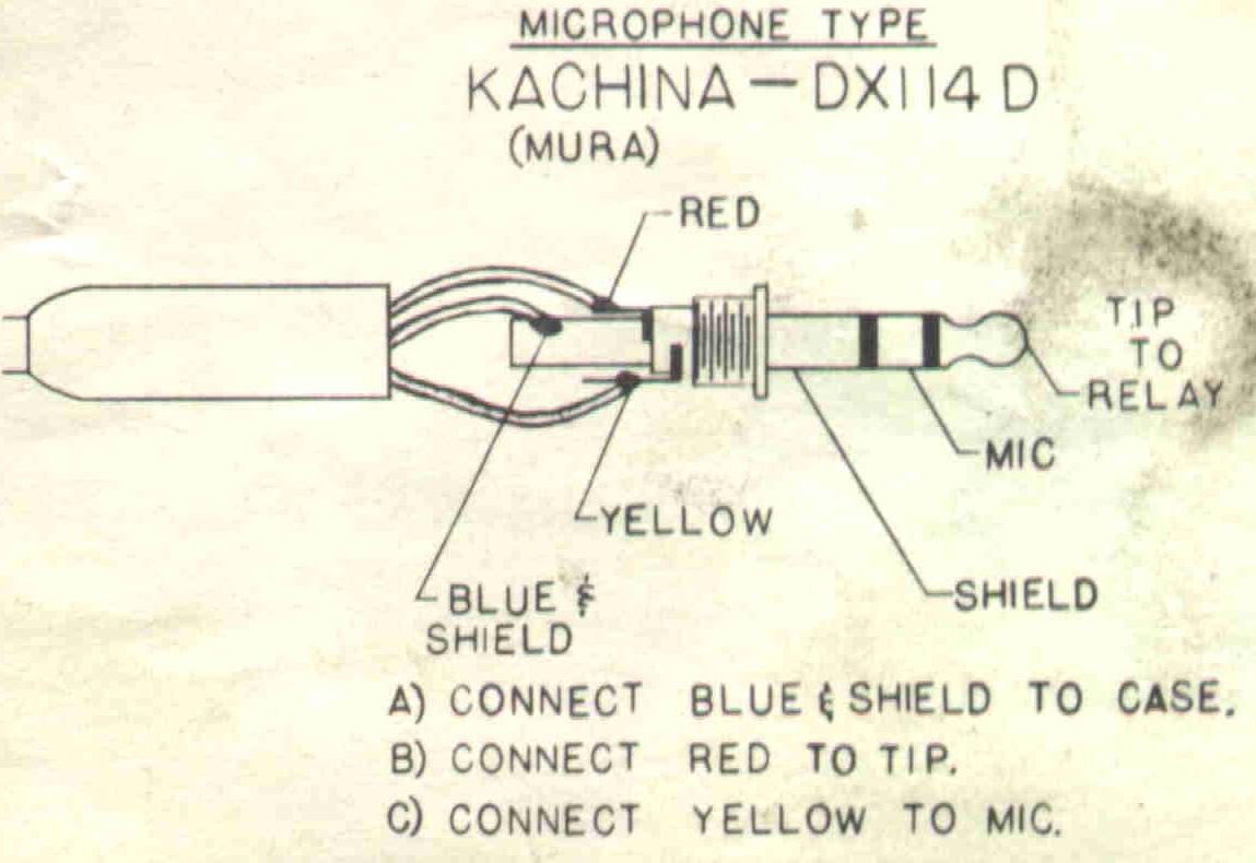 Kachina mic plug wiring